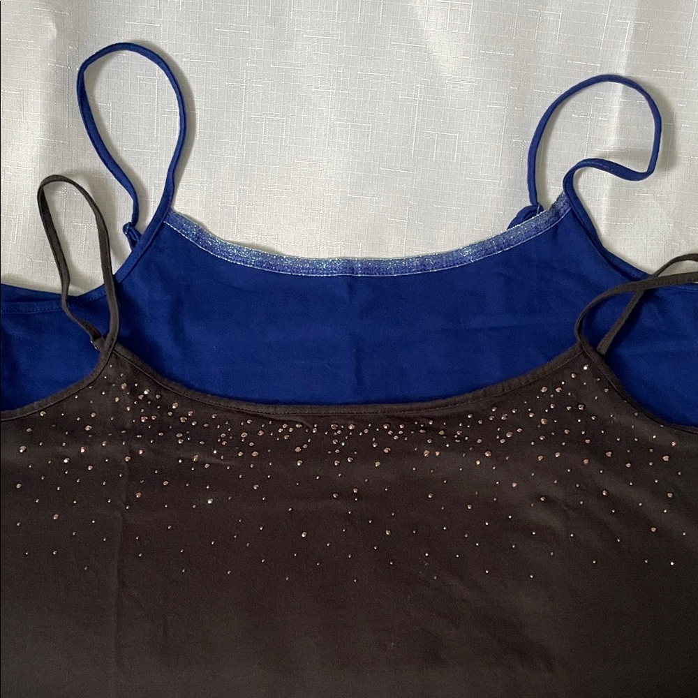 LOFT Dark Grey and Blue Camisole Duo